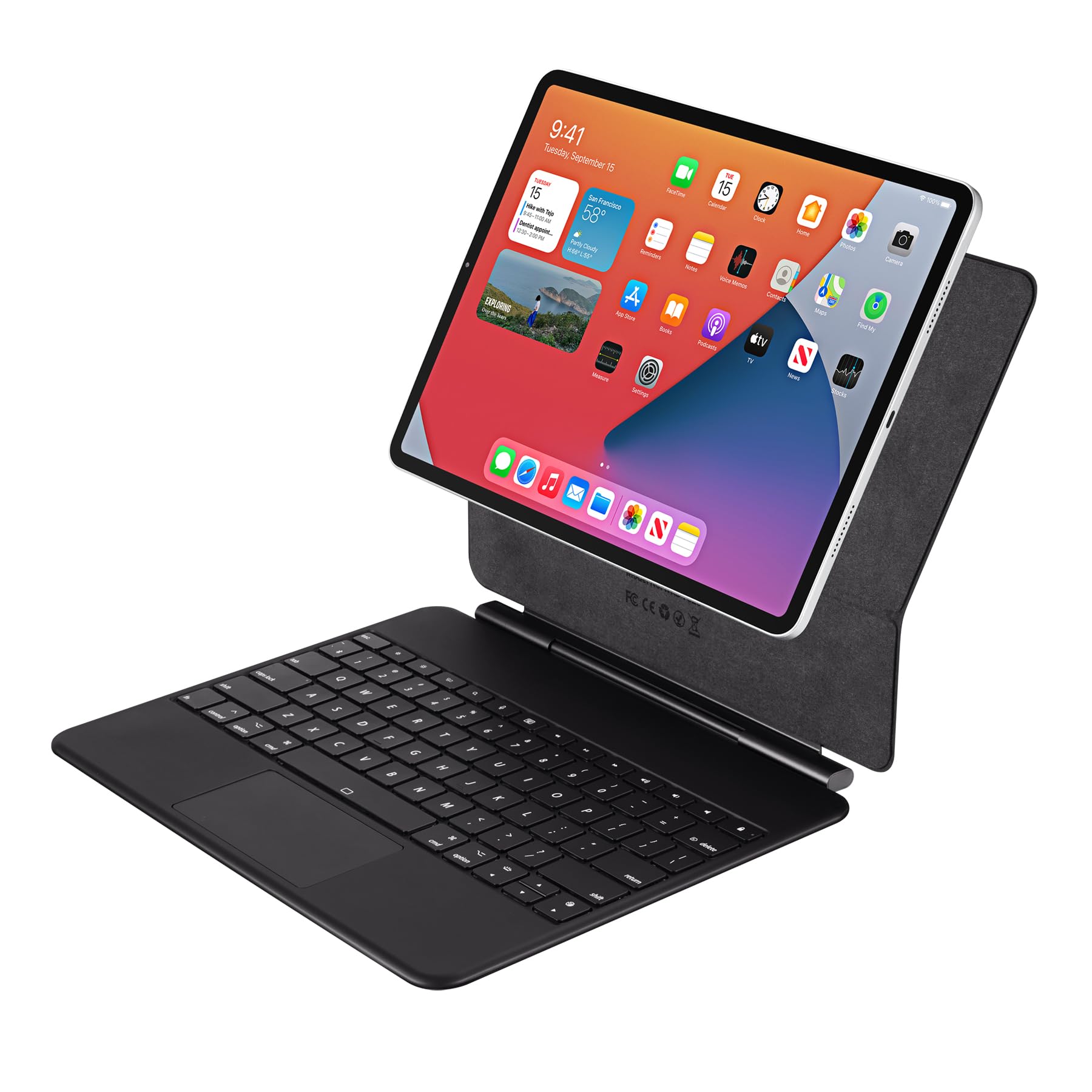 Amazon.com: Adesso WKB-7060 Bluetooth Keyboard Case for iPad Pro